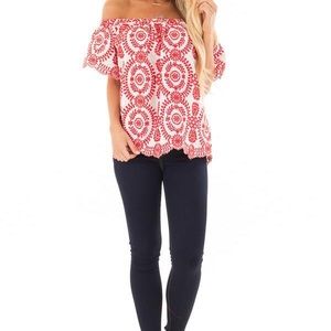 Off the shoulder shirt